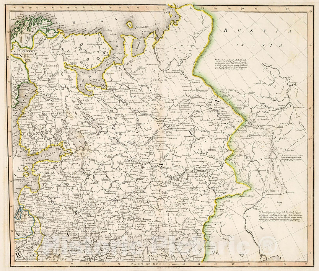 Historic Map : Europe : exhibiting its present political divisions. VI, 1841, Vintage Wall Decor