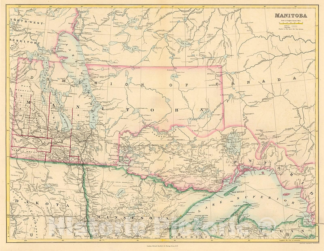 Historic Map : South Africa, 1884, Vintage Wall Decor