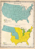 Historic Map : Plate 128. Woman Suffrage, 1920. Prohibition, 1845., 1932, Vintage Wall Decor