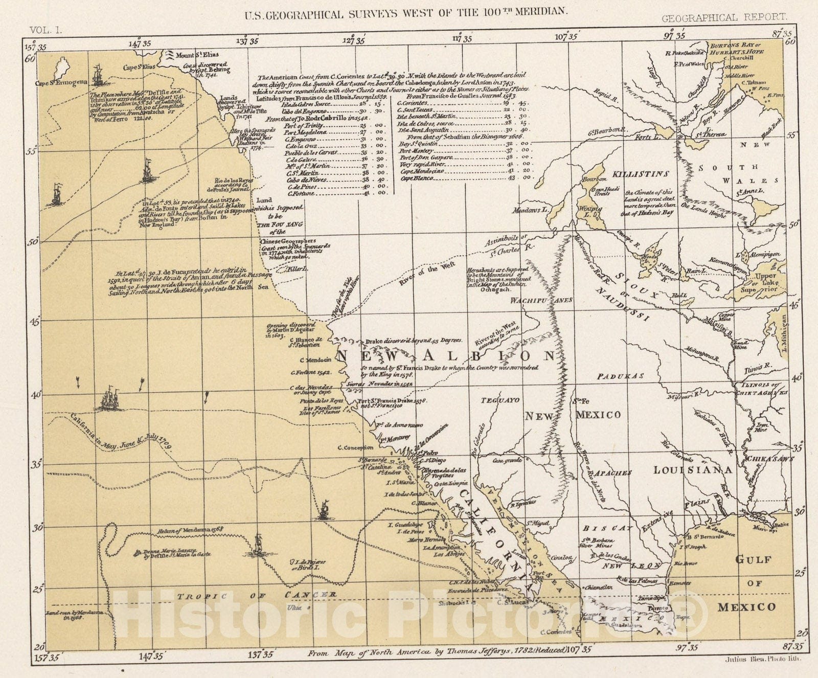 Historic Map : North America, 1782., 1889, Vintage Wall Art