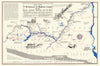Historic Map : The Delaware and Hudson Canal and the Gravity Railroads connecting with the Mines, 1949, Edwin D. LeRoy, Vintage Wall Art