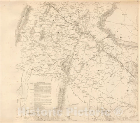 Historic Map : Surveys For Military Defences Map Of N. Eastern Virginia And Vicinity Of Washington, 1862, United States Bureau of Topographical Engineers, Vintage Wall Art