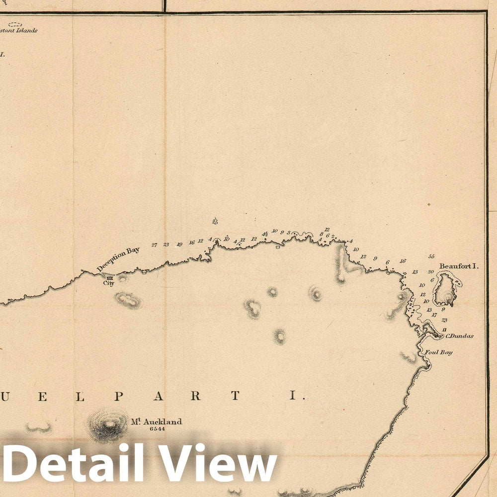 Historic Map : Nautical Chart The Ryukyu Islands and The Korea Strait, Belcher, 1848, Vintage Wall Art