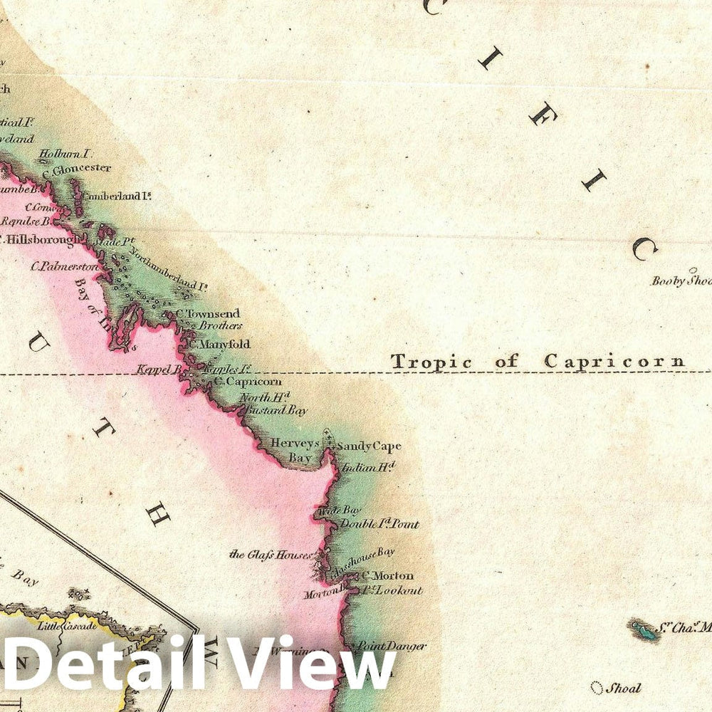 Historic Map : New South Wales, Australia, Wilkinson, 1794, Vintage Wall Art