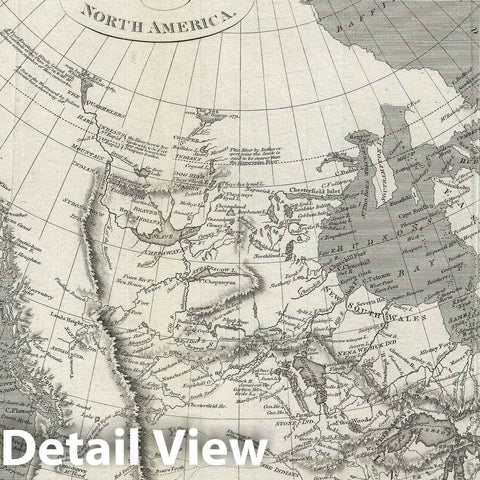 Historic Map : Canada and United States "British Possessions", Arrowsmith, 1809, Vintage Wall Art