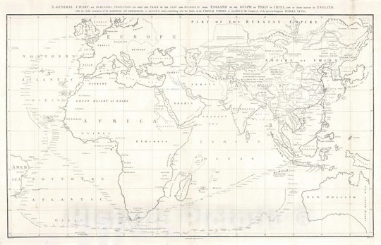 Historic Map : Nautical Map Showing The Tracks of The Macartney Embassy to China, Barrow, 1796, Vintage Wall Art