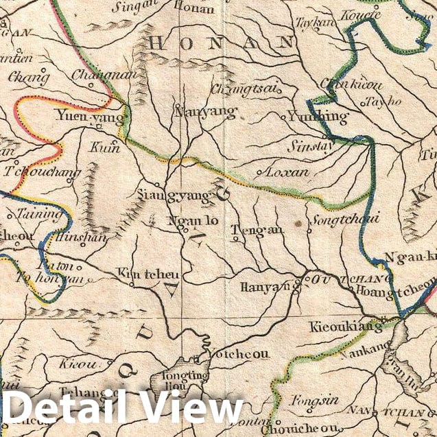 Historic Map : Clement Cruttwell Map of China, Korea, and Taiwan , 1799, Vintage Wall Art