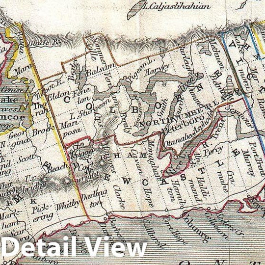 Historic Map : Tallis Map of West Canada or Ontario (Includes Great Lakes), 1850, Vintage Wall Art