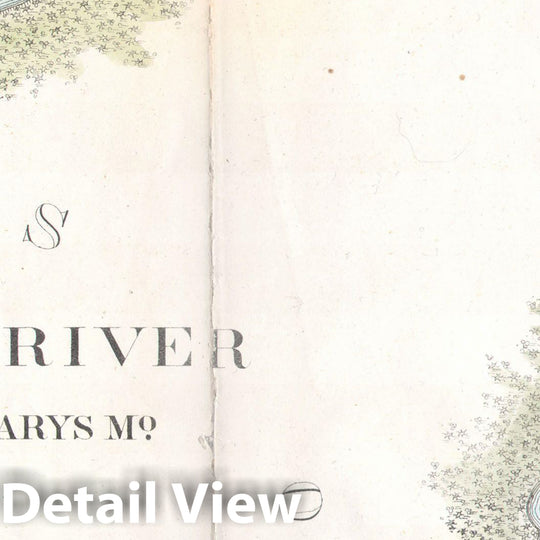 Historic Map : U.S.C.S. Map of The Mississippi River from Cairo, Illinois to St. Marys, Missouri, 1865, Vintage Wall Art