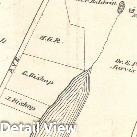 Historic Map : Beers Map of Moriches, Eastport and Southampton, Long Island, New York, 1873, Vintage Wall Art