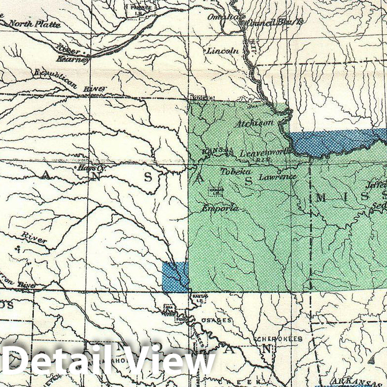 Historic Map : Topographic Survey Map of The United States, 1888, Vintage Wall Art