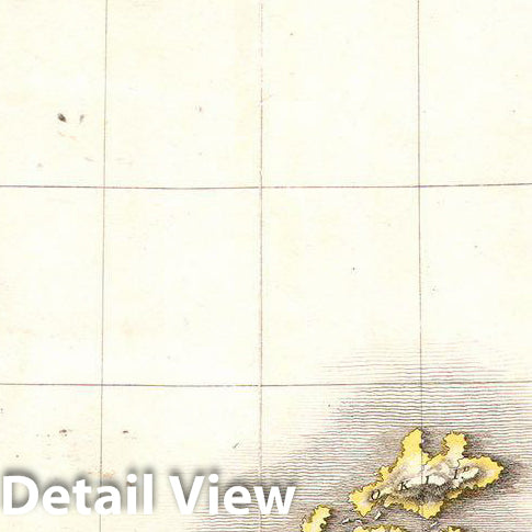 Historic Map : Pinkerton Map of Korea & Japan, 1809, Vintage Wall Art