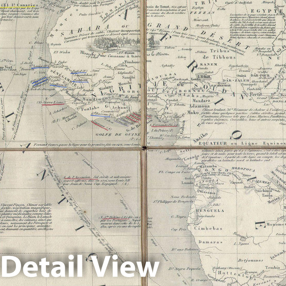 Historic Map : Vuillemin Case Map of The World on Mercator's Projection, 1857, Vintage Wall Art