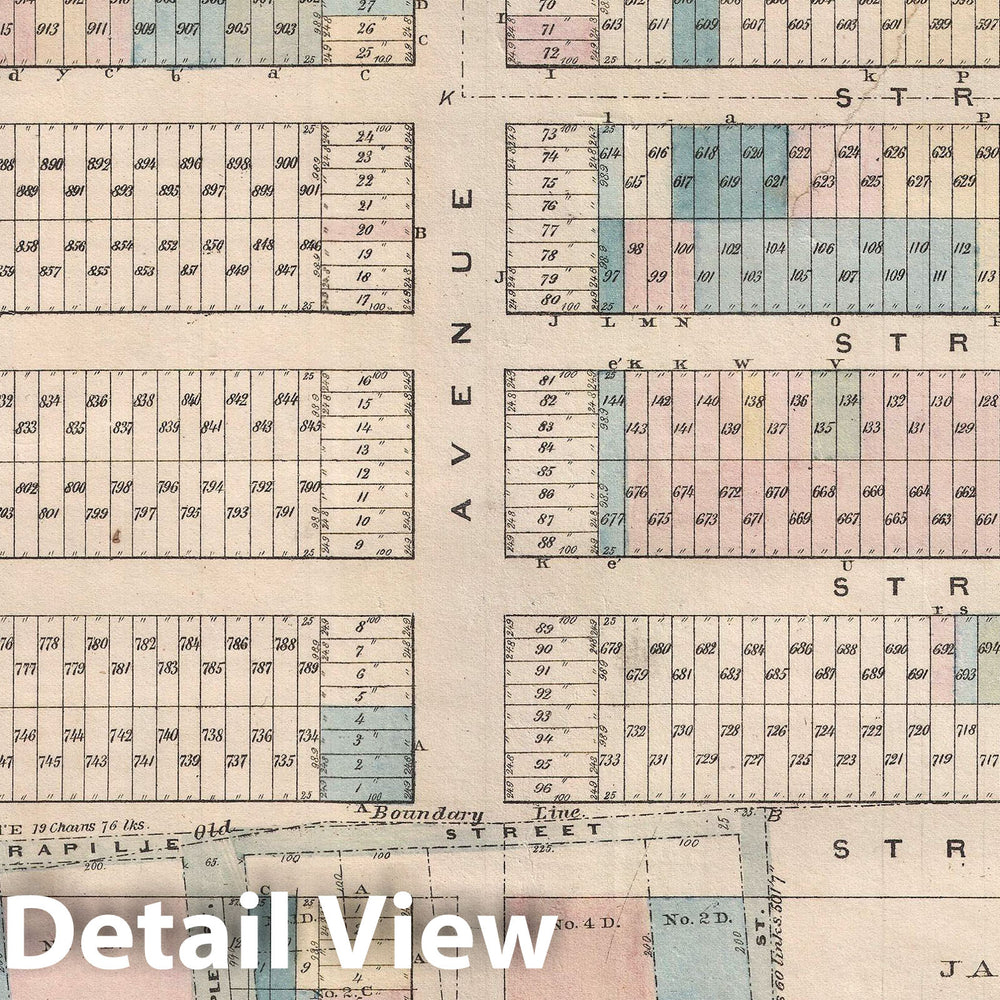 Historic Map : John Holmes Antique Map of Chelsea and Hell's Kitchen (Manhattan), New York, 1873, Vintage Wall Art