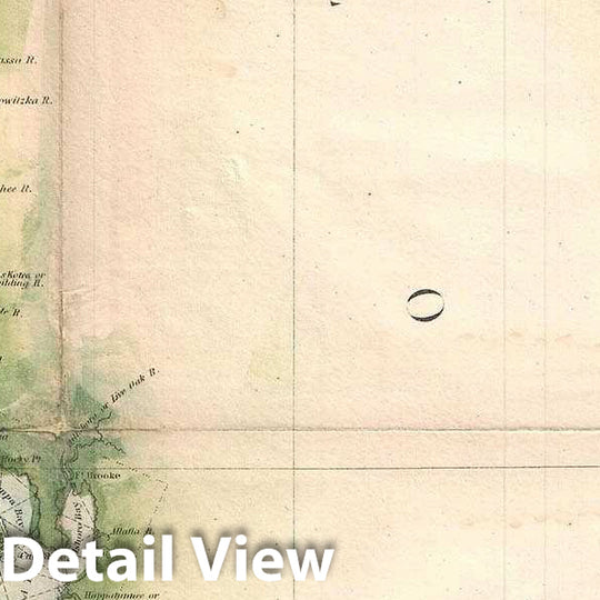 Historic Map : U.S. Coast Survey Chart or Antique Map of Florida and The Tortugas Islands, 1857, Vintage Wall Art