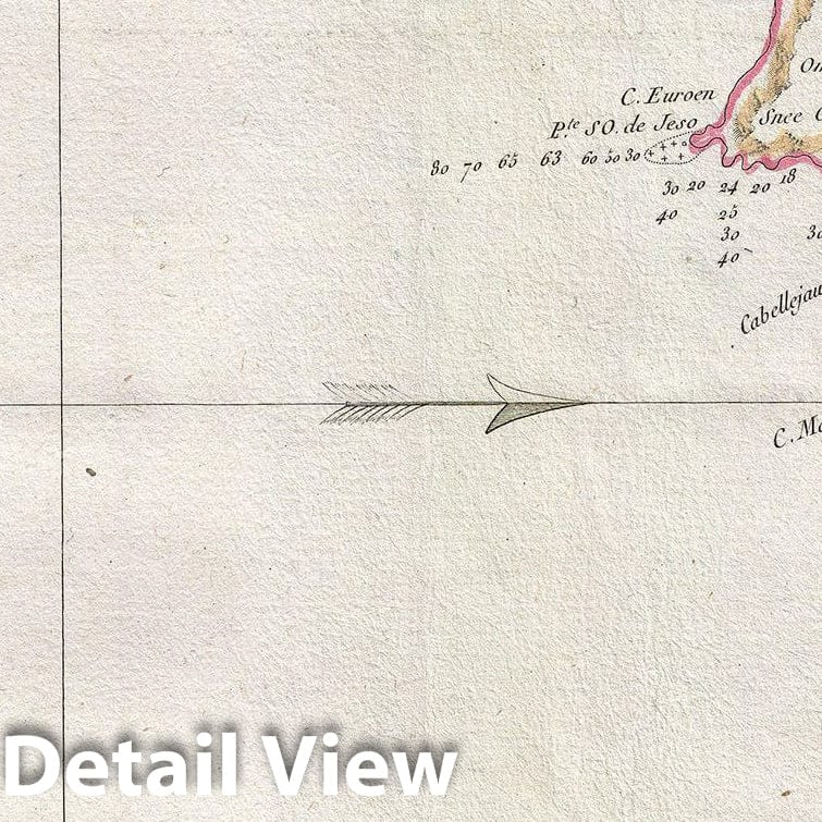 Historic Map : Perouse Map of Northern Japan, Hokkaido, and The Kuril Islands, 1787, Vintage Wall Art