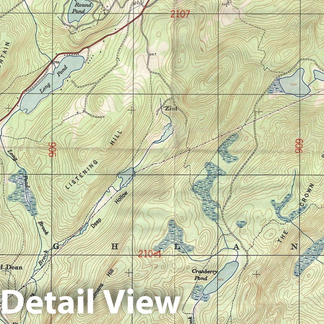 Historic Map : Topographical Engineers Antique Map of West Point and Vicinity, New York, 1939, Vintage Wall Art