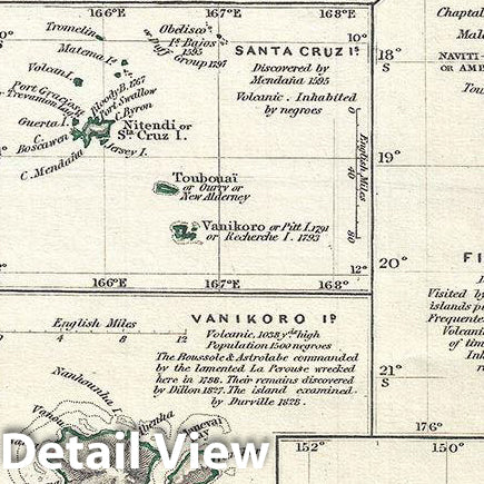 Historic Map : S.D.U.K. Map of Polynesia or The Islands in The Pacific Ocean, 1840, Vintage Wall Art