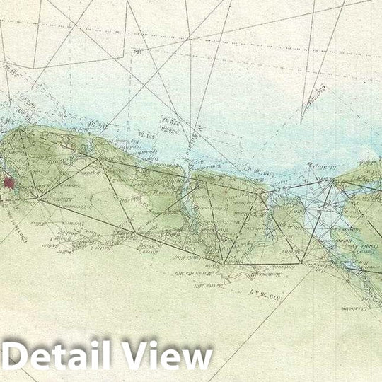 Historic Map : U.S. Coast Survey Chart or Antique Map of The Coast of Georgia and South Carolina, 1861, Vintage Wall Art