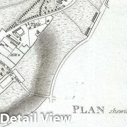 Historic Map : Yeakell Map or Plan of The Ordnance Grounds at Woolwich, London, England, 1811, Vintage Wall Art