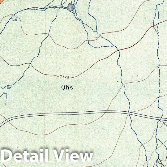 Historic Map : USGS Geologic Antique Map of EIN xcelsior Geyser Basin, Yellowstone National Park, 1904, Vintage Wall Art