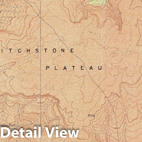 Historic Map : USGS Geologic Antique Map of Shoshone, Yellowstone National Park, 1904, Vintage Wall Art