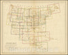Historic Map : United States,Index Map, 1857, Vintage Wall Art