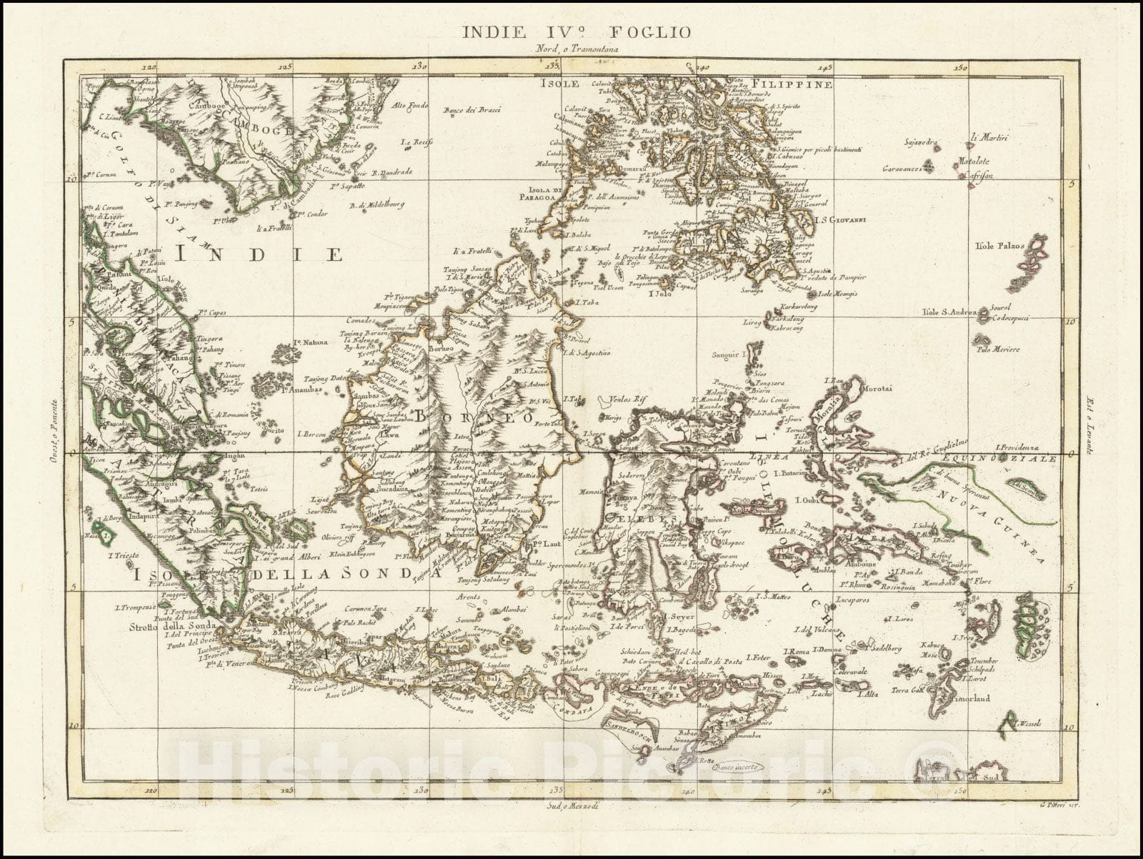 Historic Map : Philippines, Indonesia, Brunei, Malaysia, Singapore,  1799, Vintage Wall Art