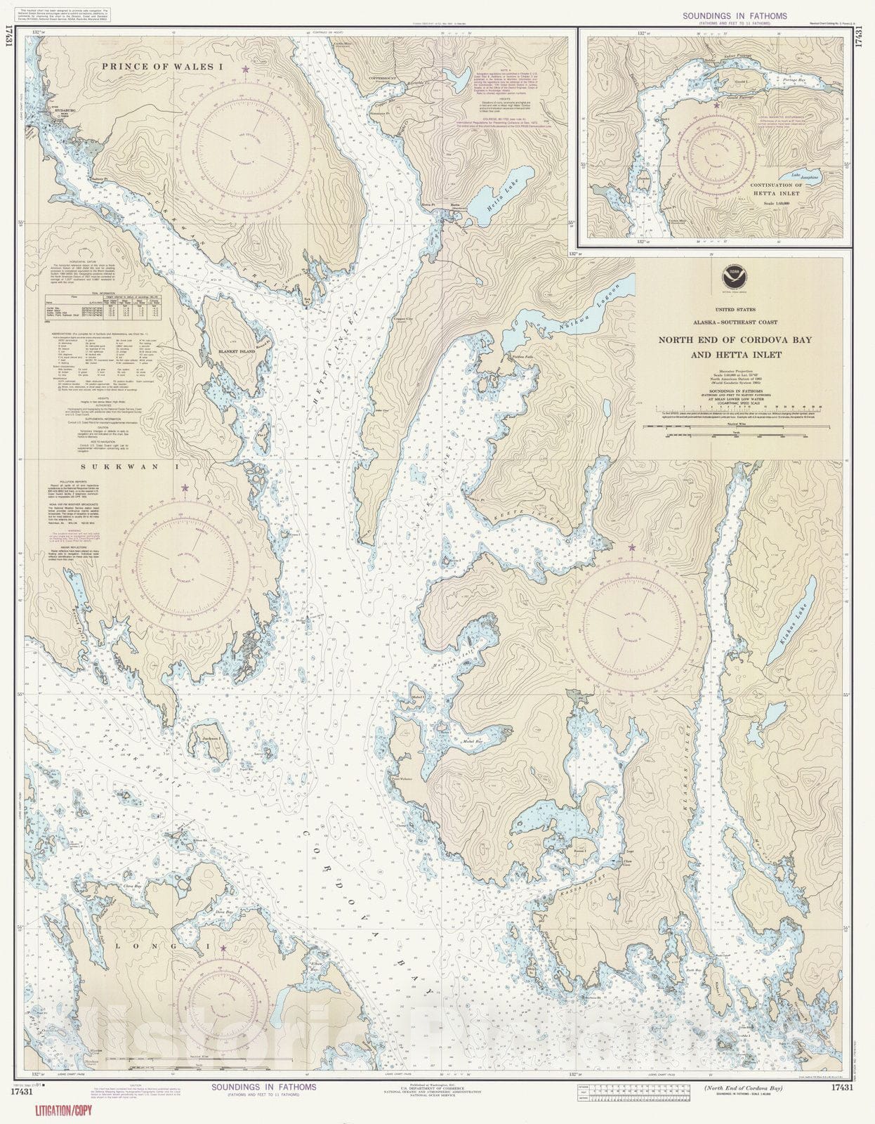 Historic Nautical Map - North End Of Cordova Bay, AK, 1991 NOAA Chart - Vintage Wall Art