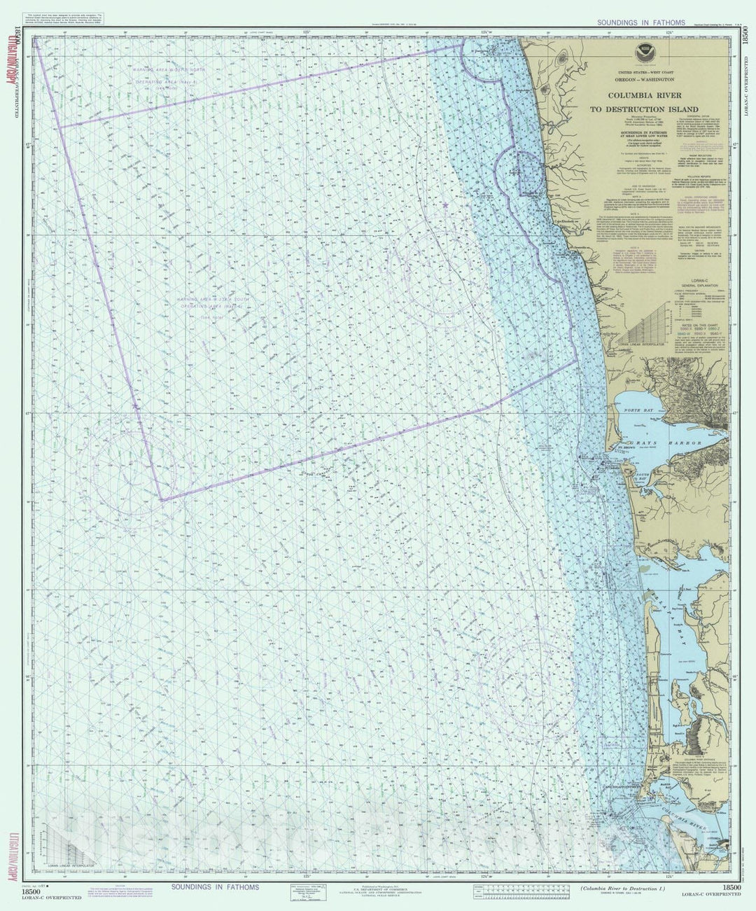 Historic Nautical Map - Columbia River To Destruction I, WA, OR, 1991 NOAA Chart - Vintage Wall Art