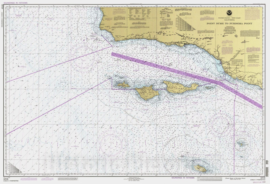 Historic Nautical Map - Point Dume To Purisima Point, CA, 1995 NOAA Chart - Vintage Wall Art