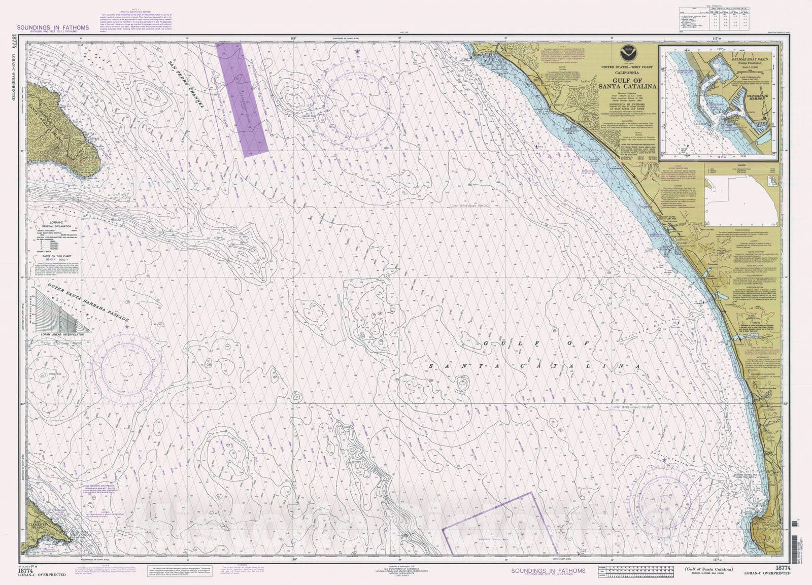 Historic Nautical Map - Gulf Of Santa Catalina, CA, 1997 NOAA Chart - Vintage Wall Art