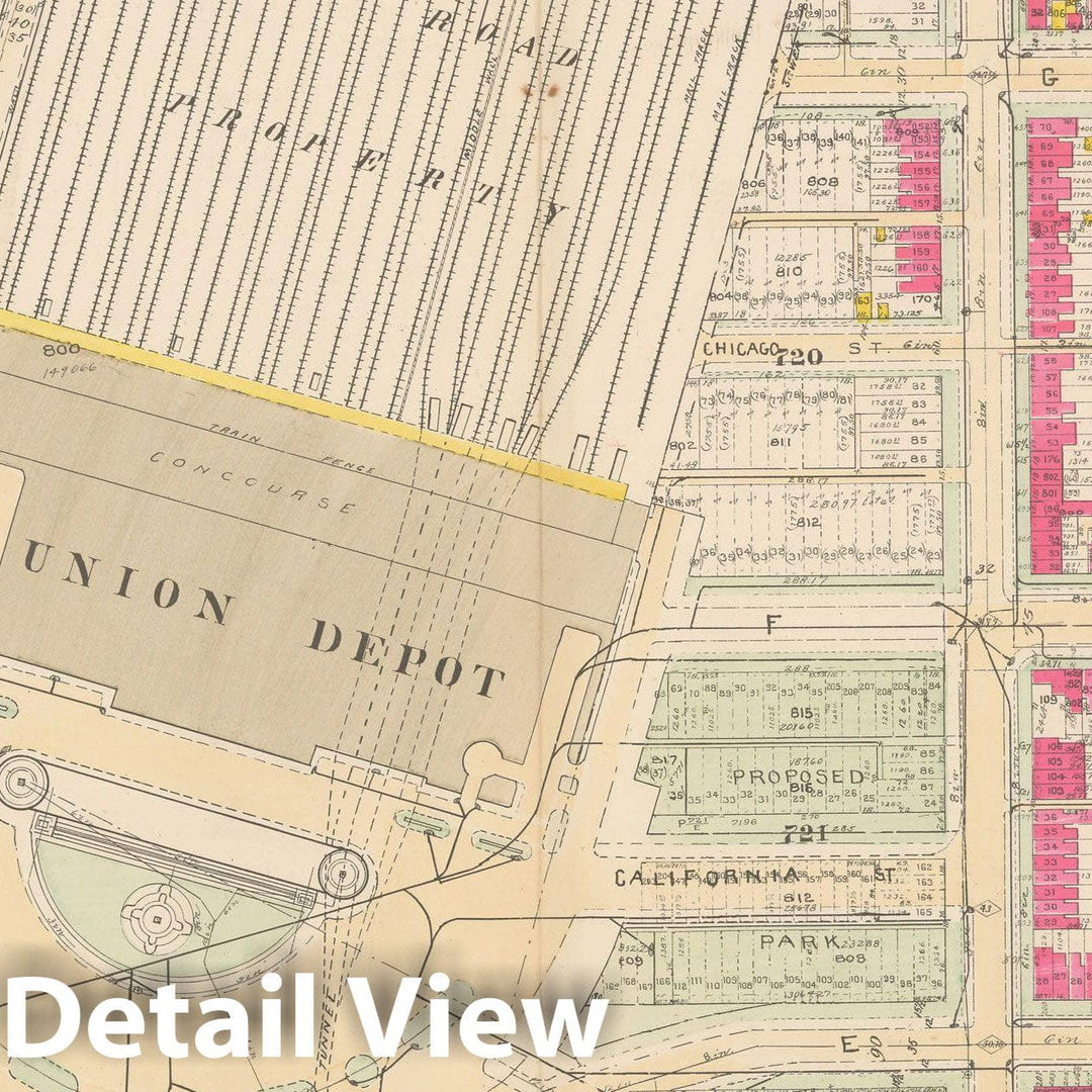 Historic Map : Atlas of Washington D.C. Volume 2 (NE, SE, SW), Washington 1928 Plate 013 , Vintage Wall Art