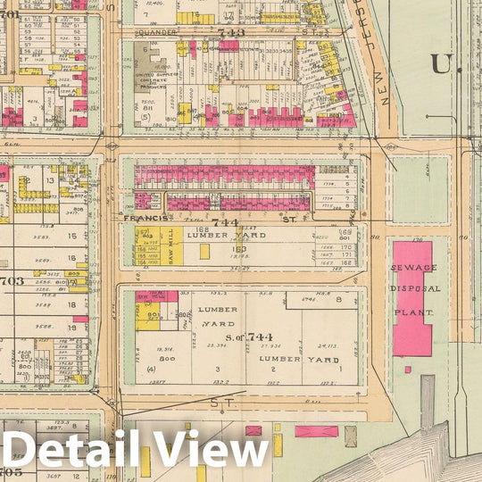 Historic Map : Atlas of Washington D.C. Volume 2 (NE, SE, SW), Washington 1928 Plate 018 , Vintage Wall Art