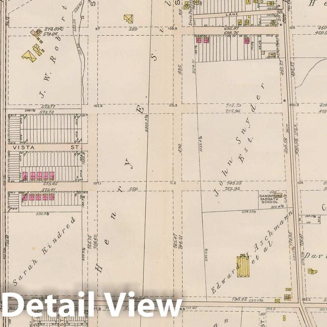 Historic Map : Atlas City of Philadelphia 35th Ward, Philadelphia 1927 Plate 012 , Vintage Wall Art