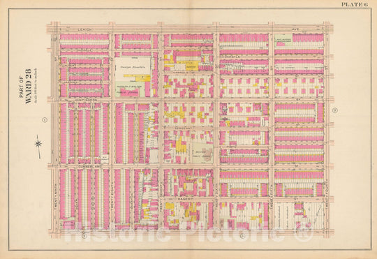 Historic Map : Philadelphia 1908 Plate 006 , Atlas 28th 32nd & 37th Wards of the City of Philadelphia , Vintage Wall Art