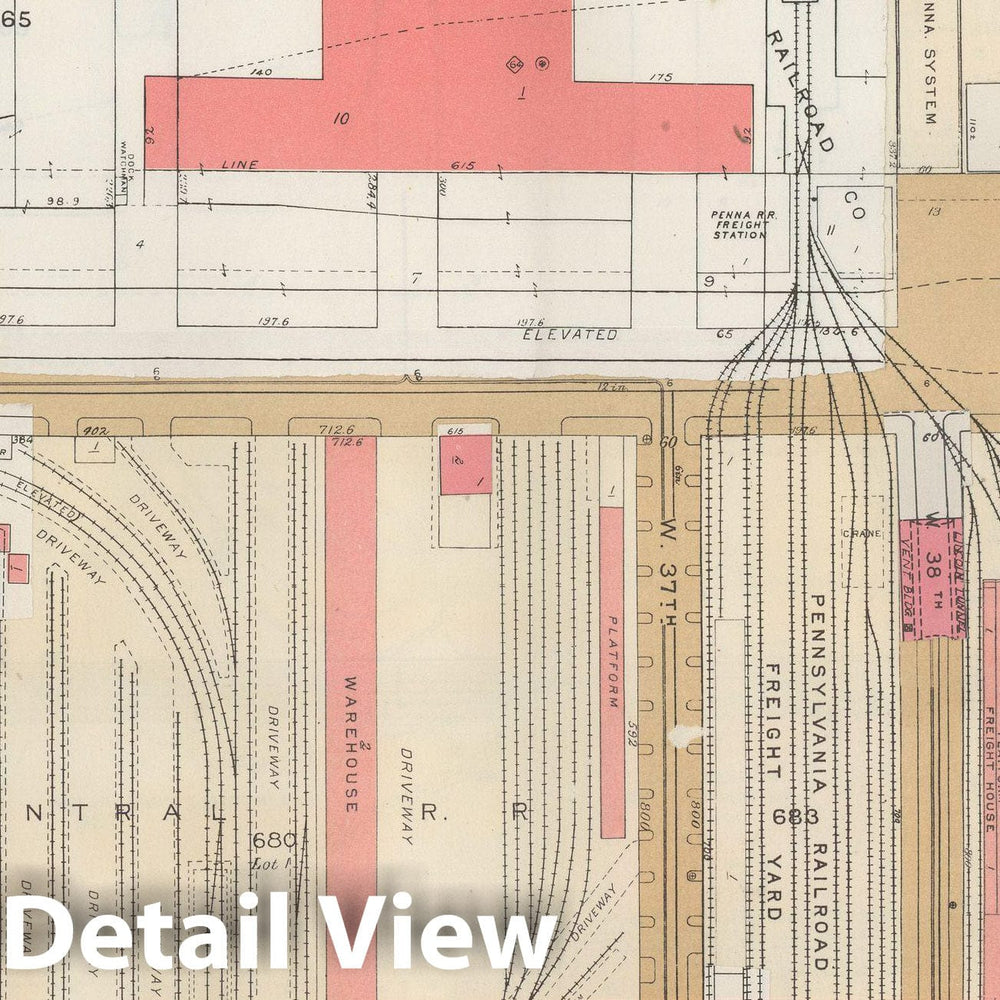 Historic Map : Manhattan Land Book 1955 - Updated Through Nov 7th, New York City 1975 Plate 063 , Vintage Wall Art