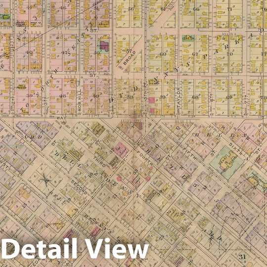 Historic Map : Real Estate Atlas of Surveys of Seattle, Seattle 1912 Plate 008 , Vintage Wall Art