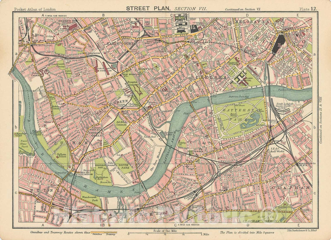 Historic Map : Europe, London 1917 Plate 012 , Vintage Wall Art