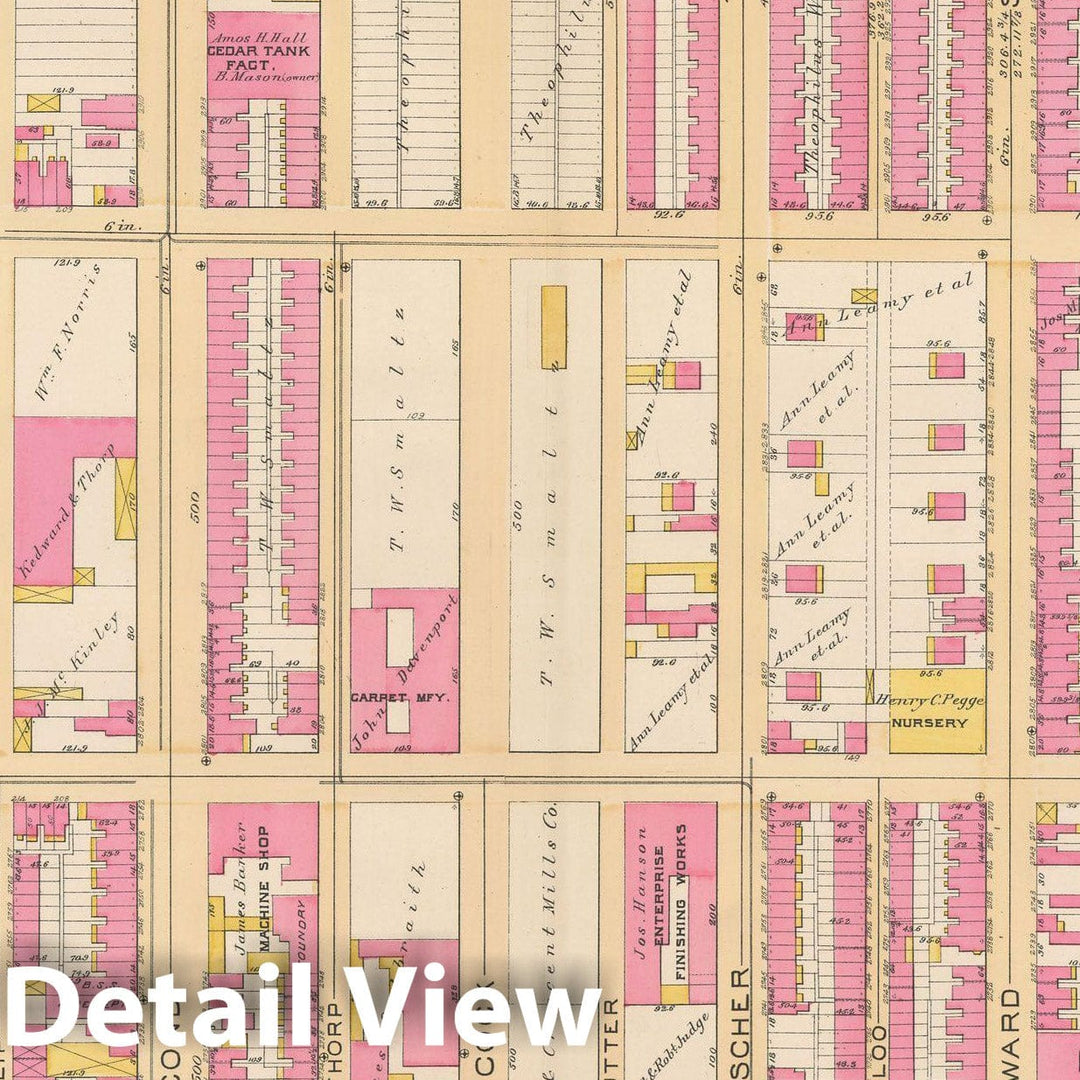 Historic Map : Atlas City of Philadelphia Volume 9 25th and 33rd Wards, Philadelphia 1891 Plate 002 , Vintage Wall Art