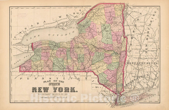 Historic Map : Atlas of Long Island, New York, New York 1873 , Vintage Wall Art