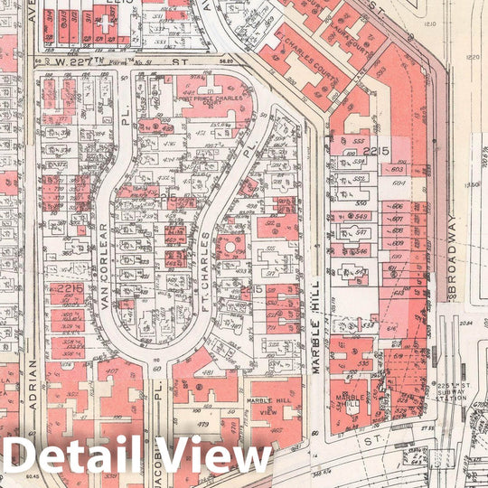 Historic Map : Manhattan Land Book 1955 - Updated Through Nov 7th, New York City 1975 Plate 188 , Vintage Wall Art