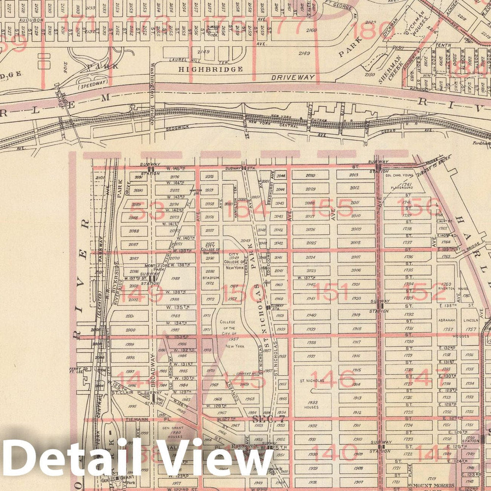 Historic Map : Manhattan Land Book 1955 - Updated Through Nov 7th, Manhattan & New York City 1955 Index Plate , v5, Vintage Wall Art