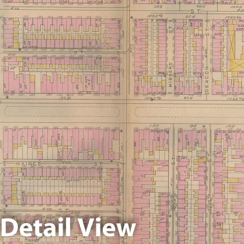 Historic Map : Atlas City of Philadelphia, Vol. 3, Philadelphia 1886 Plate M , Vintage Wall Art