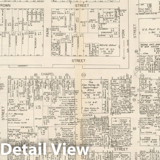 Historic Map : New England States Ed., New Haven 1946 , Nirenstein's National Preferred Real Estate Locations of Business Properties , Vintage Wall Art