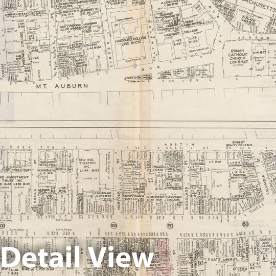 Historic Map : New England States Ed., Cambridge 1946 , Nirenstein's National Preferred Real Estate Locations of Business Properties , Vintage Wall Art