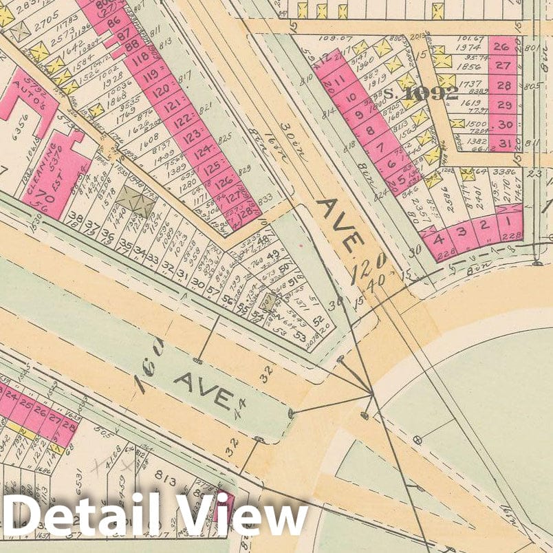 Historic Map : Atlas of Washington D.C. Volume 2 (NE, SE, SW), Washington 1928 Plate 025 , Vintage Wall Art