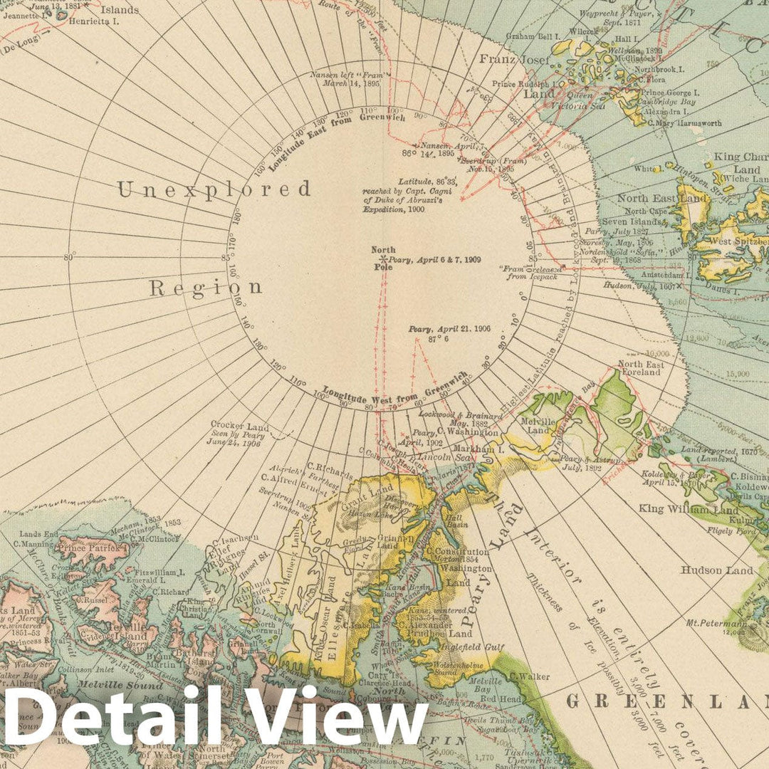 Historic Map : Asia & North America & Europe 1914 Century Atlas , Vintage Wall Art