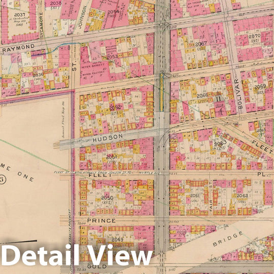 Historic Map : Brooklyn 1904 Plate 001 , Atlas Borough of Brooklyn , Vintage Wall Art