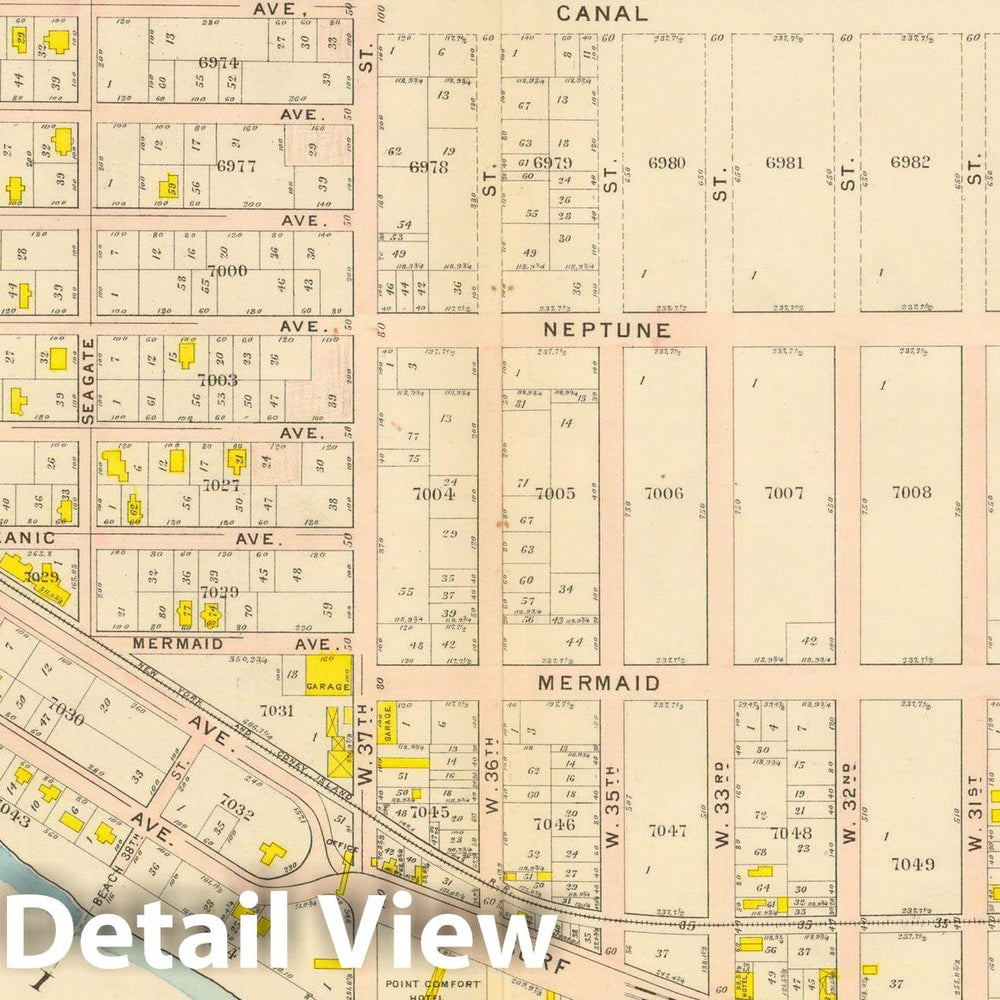 Historic Map : Vol. 2, Brooklyn 1907 Plate 028 , Atlas Borough of Brooklyn , Vintage Wall Art